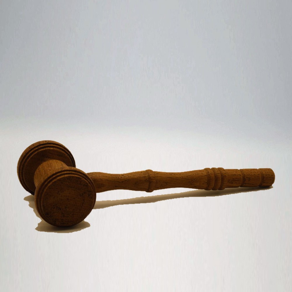 Klassieke mooie voorzittershamer (collectors item)