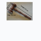 Klassieke mooie voorzittershamer (collectors item)